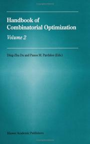 Cover of: Handbook of combinatorial optimization | 