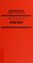 Cover of: How to analyze poetry (Monarch notes and study guides, 887-0)