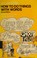 Cover of: How to do things with words