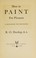Cover of: How to paint for pleasure, a handbook for beginners