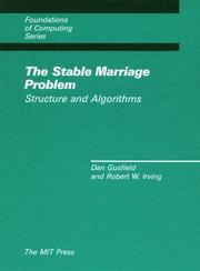 Cover of: The stable marriage problem by Dan Gusfield