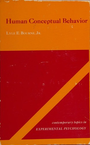 cover of Human conceptual behavior