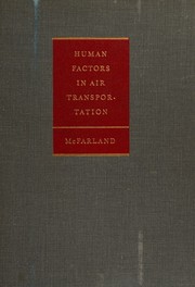 Cover of: Human factors in air transportation: occupational health and safety.