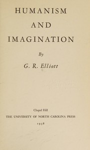 Cover of: Humanism and Imagination.