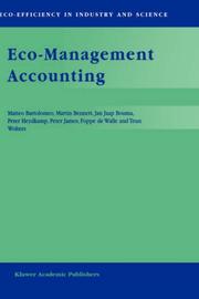 Eco-management accounting by Matteo Bartolomeo, M.D. Bennett, J.J. Bouma, Peter Heydkamp, Peter James, F.B. de Walle, T.J. Wolters