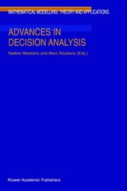 Cover of: Advances in decision analysis by edited by Nadine Meskens and Marc Roubens.