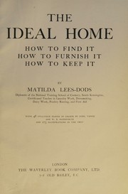 Cover of: The ideal home