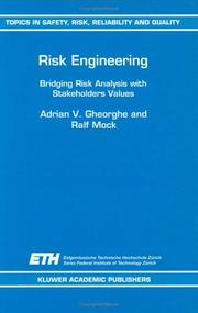 Cover of: Risk Engineering | A.V. Gheorghe