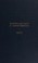 Cover of: Identification and analysis of attribute-cluster-blocs.