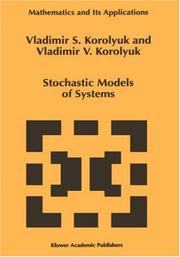 Cover of: Stochastic Models of Systems (Mathematics and Its Applications)
