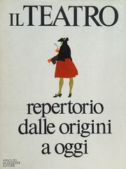 Cover of Il Teatro repertorio dalle origini a oggi by Cesare Molinari