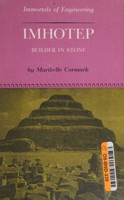 Cover of: Imhotep, builder in stone.