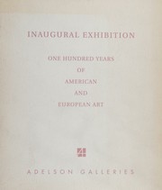Cover of: Inaugural Exhibition: One Hundred Years of American and European Art