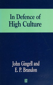 Cover of: In defence of high culture