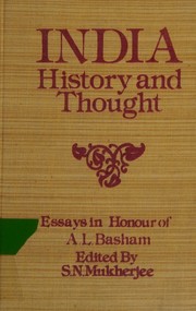 Cover of: India, history and thought: essays in honor of A.L. Basham