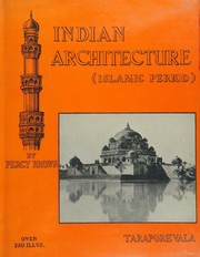 Cover of: Indian Architecture (Islamic Period)