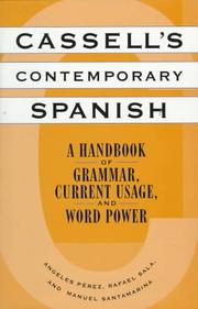 Cover of: Cassell's Contemporary Spanish by Angeles Perez, Rafael Sala, Manuel Santamarina