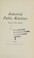 Cover of: Industrial public relations.