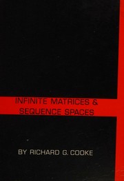 cover of Infinite matrices and sequence spaces