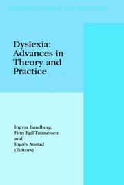 Cover of: Dyslexia: Advances in Theory and Practice (Neuropsychology and Cognition)