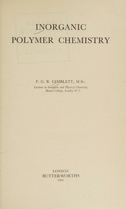 Inorganic Polymer Chemistry