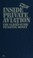 Cover of: Inside private aviation