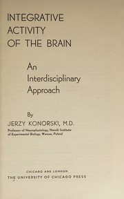 Cover of: Integrative Activity of the Brain