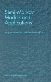 Cover of: Semi-Markov models and applications