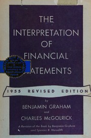 Cover of: The interpretation of financial statements,