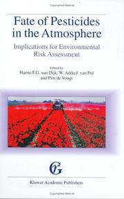 Cover of: Fate of Pesticides in the Atmosphere -- Implications for by 