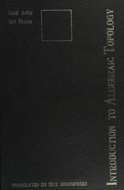 Cover of: Introduction to algebraic topology by Emil Artin, Emil Artin