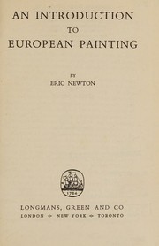 Cover of: An introduction to European painting