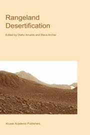 Cover of: Rangeland Desertification (ADVANCES IN VEGETATION SCIENCE Volume 19) (Advances in Vegetation Science(discontinued)) by 