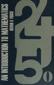 Cover of: An Introduction to Mathematics by Bevan K. Youse, Bevan K. Youse