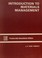 Cover of: Introduction to materials management