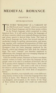 Cover of: An introduction to medieval romance by A. B. Taylor, A. B. Taylor