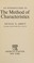Cover of: An introduction to the method of characteristics