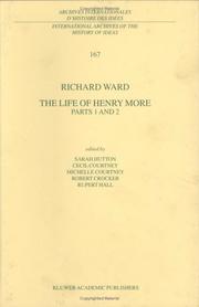Cover of: The life of Henry More. by Ward, Richard