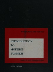 Cover of: Introduction to modern business by Vernon A. Musselman, Vernon A. Musselman