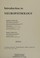 Cover of: Introduction to neuropathology