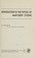 Cover of: Introduction to the physics of many-body systems.