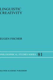 Cover of: Linguistic Creativity - Exercises in `Philosophical Therapy' (PHILOSOPHICAL STUDIES SERIES Volume 81)