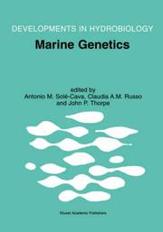 Cover of: Marine Genetics (Developments In Hydrobiology Volume 144) | Antonio M. Sole-Cava