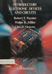 Cover of: Introductory electronic devices and circuits by Robert T. Paynter, Robert T. Paynter