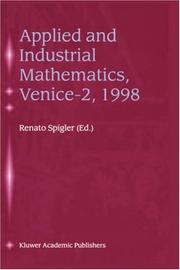 Cover of: Applied and Industrial Mathematics, Venice-2, 1998