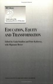 Cover of: Education, Equity and Transformation