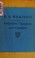 Cover of: Ionization chambers and counters.
