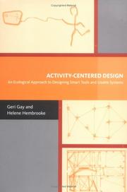 Cover of: Activity-Centered Design by Geri Gay, Helene Hembrooke