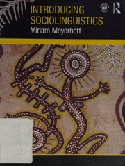 Cover of: Introducing Sociolinguistics