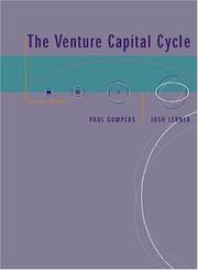 The venture capital cycle by Paul A. Gompers, Paul Gompers, Josh Lerner